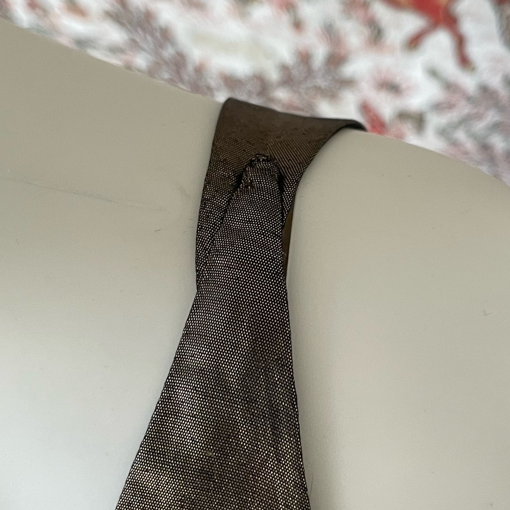Stunning Vintage 60/70”s Malcolm Starr Silk Metallic Cocktail Dress. - Picture 8 of 10